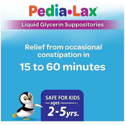 Pedia-Lax® Glycerin Laxative Suppositories, 6 ct.