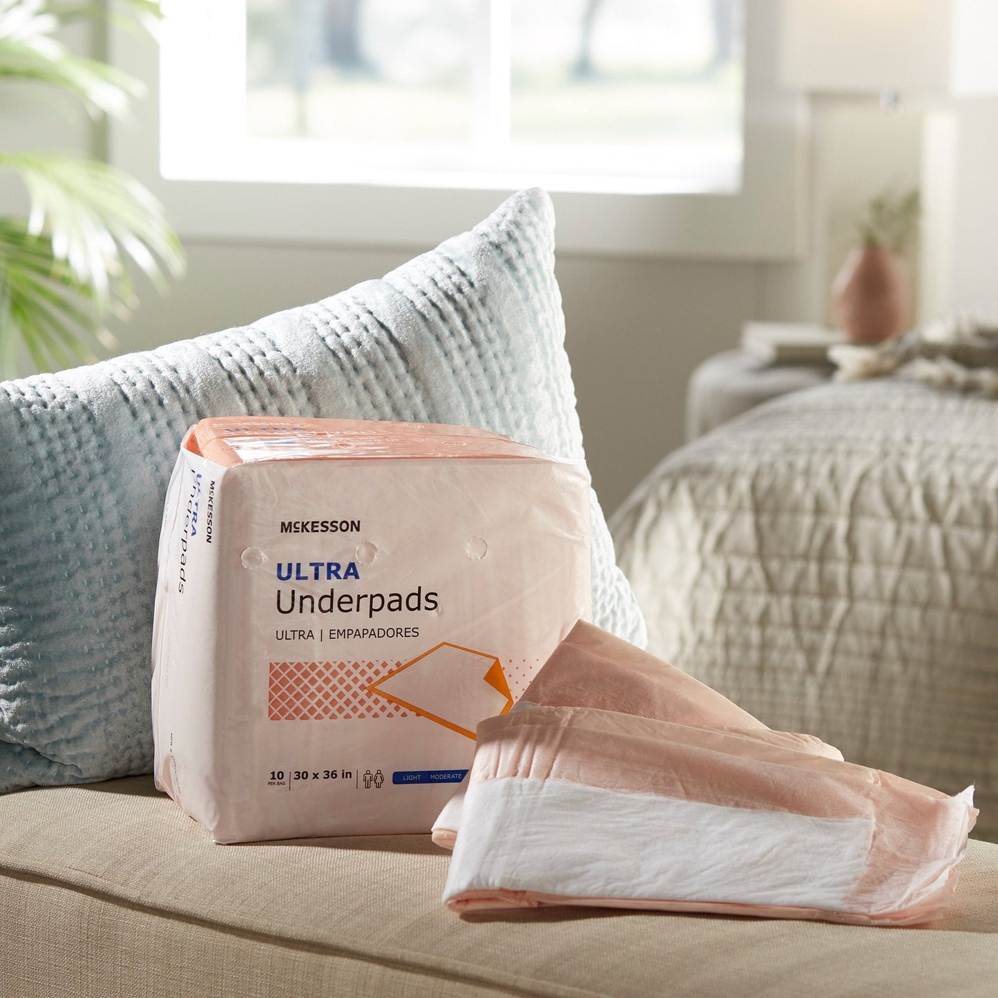 McKesson Ultra Heavy Absorbency Underpad, 30 x 36 Inch, 100 ct