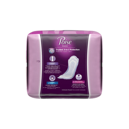 Poise® Moderate Bladder Control Pad, Regular Length, 132 ct