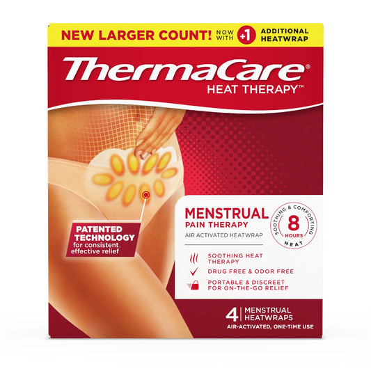 ThermaCare Advanced Menstrual Pain Relief Heatwrap, 4 ct.