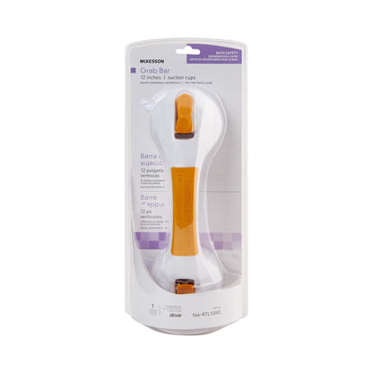 McKesson White / Yellow Plastic Suction-Cup Grab Bar