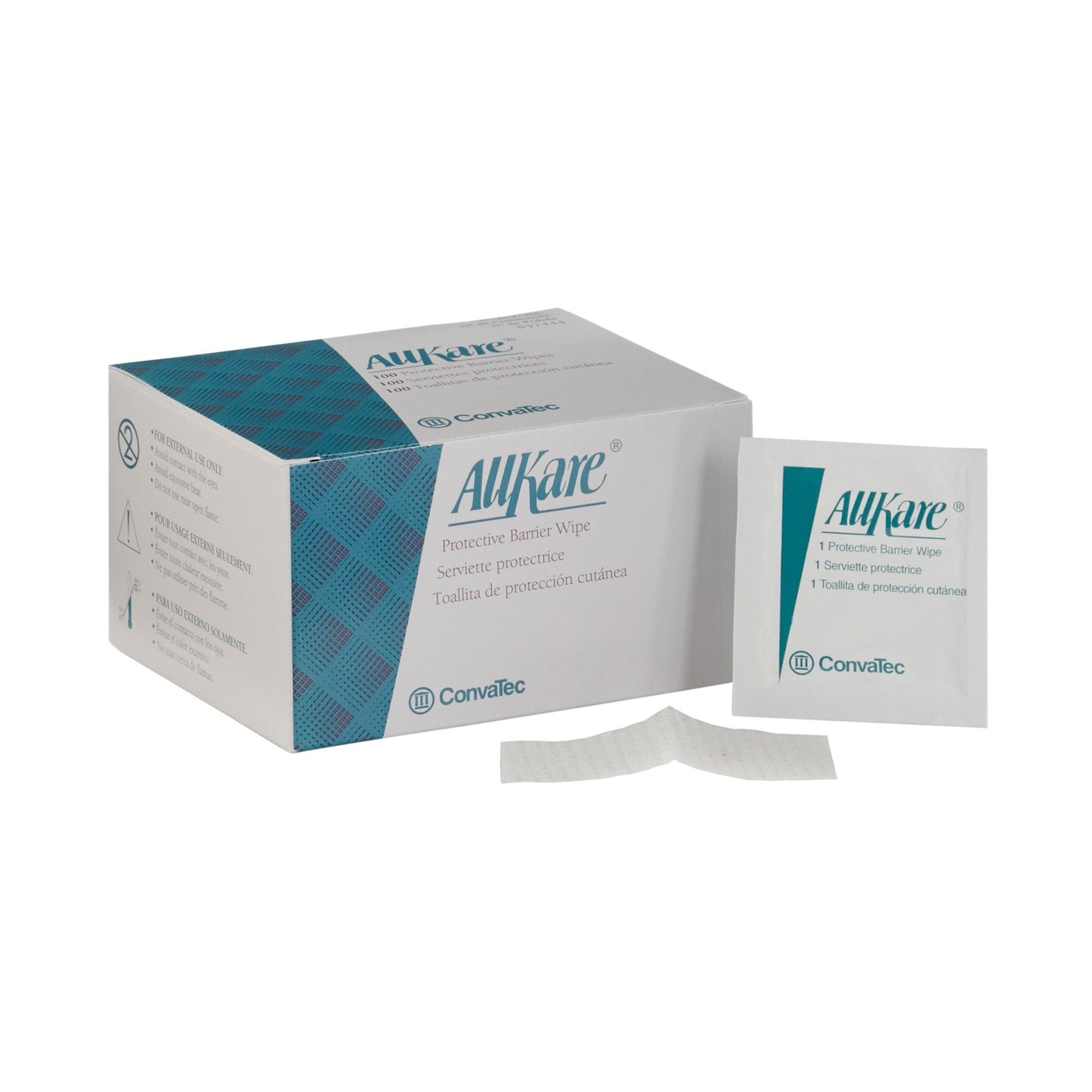 AllKare Skin Barrier Wipes, 100 ct