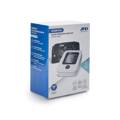 A&D Medical Upper Arm Blood Pressure Monitor with Wide Range Cuff