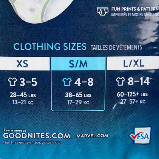 Pull-Ups® GoodNites Unisex Small/Medium Night Time Underpants 11 ct Pack, Shop