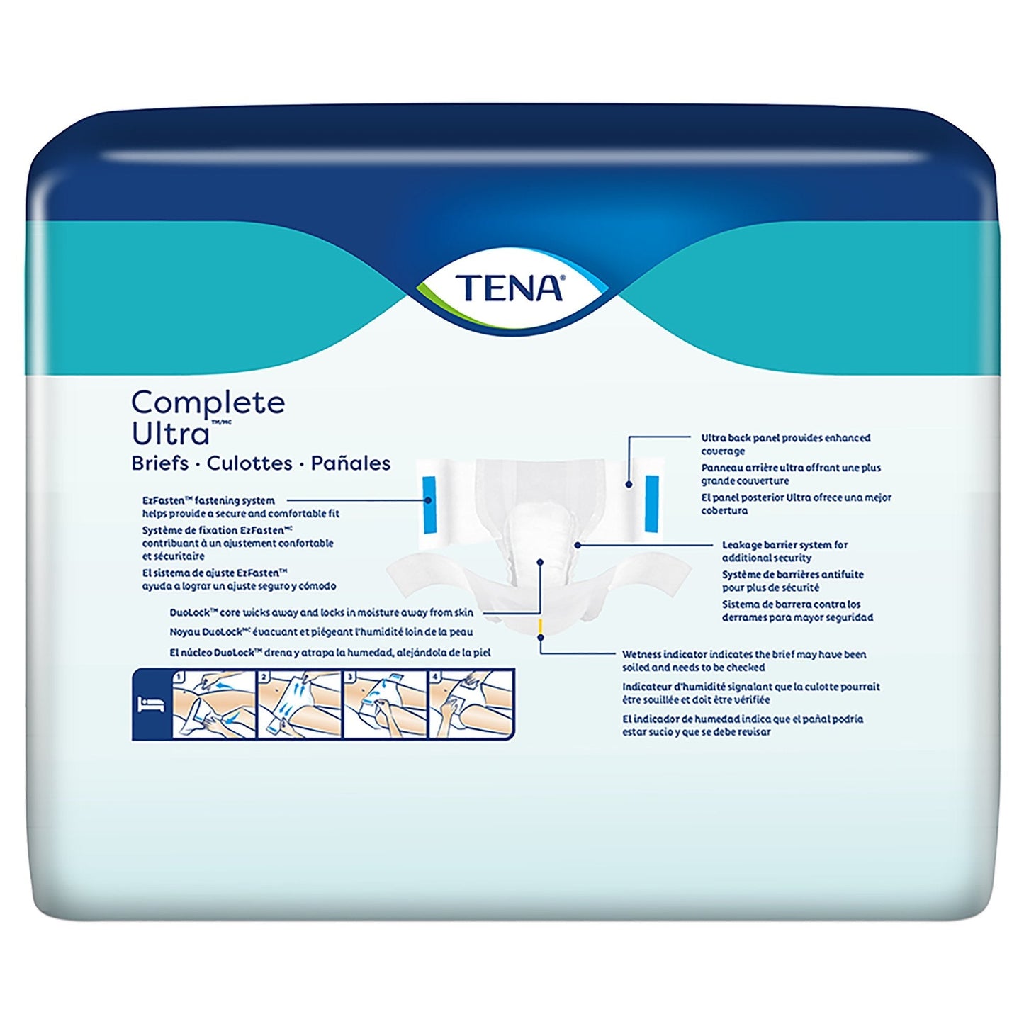 Tena® Complete Ultra™ Incontinence Brief, Medium, 24 ct