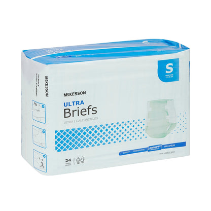 McKesson Ultra Heavy Absorbency Incontinence Brief, Small, 96 ct