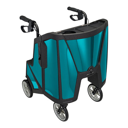 Tour 4 Wheel Rollator, 31 to 37 " Handle Height, Ocean Teal