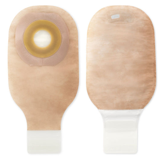 Premier™ One-Piece Drainable Beige Ostomy Pouch, 12 Inch Length, Up to 2.5 Inch Stoma, 10 ct