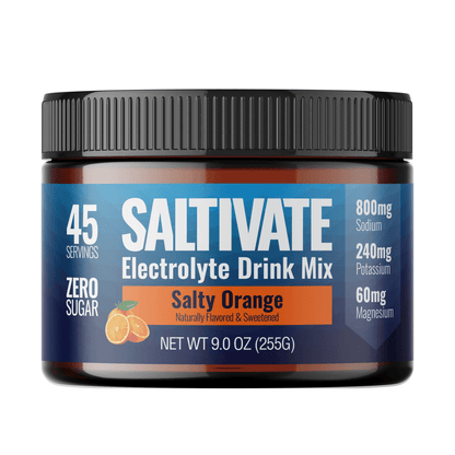 Saltivate Hydration Electrolyte Powder Drink Mix, Sugar Free, 45 servings