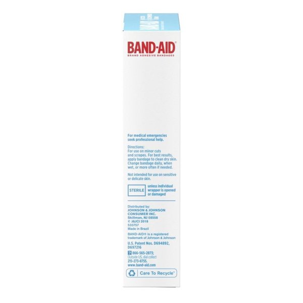 Band-Aid Adhesive Strip Water Block Tough Strips XL, 10 ct.