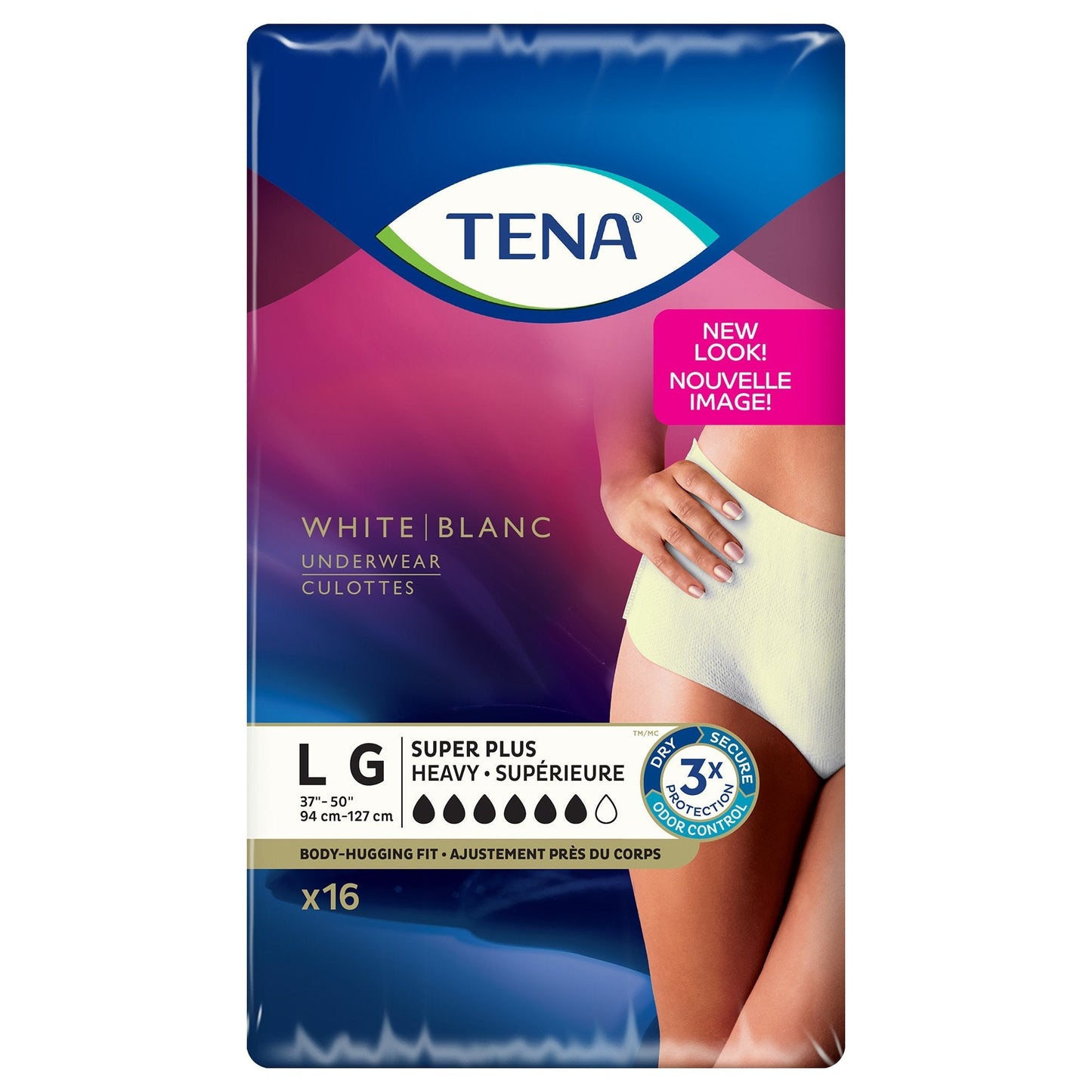 Tena® Women™ Super Plus Absorbent Underwear, Large, 16 ct