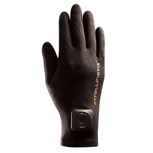 Intellinetix® Arthritis Vibrating Gloves, Medium, Black