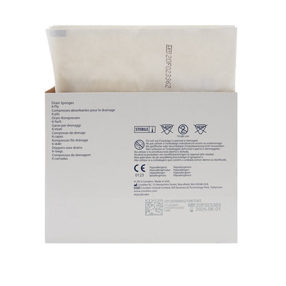 Excilon™ I.V. / Drain Split Dressing, 4 x 4 Inch, 2 ct