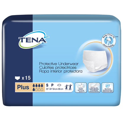 Tena® Plus Absorbent Underwear, Small, 15 ct