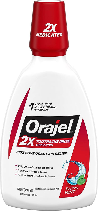 Orajel Pain Relief Liquid 16 fl. oz.