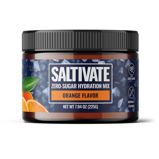 Saltivate Electrolyte Drink Mix, Sugar Free, 45 Servings, Jar