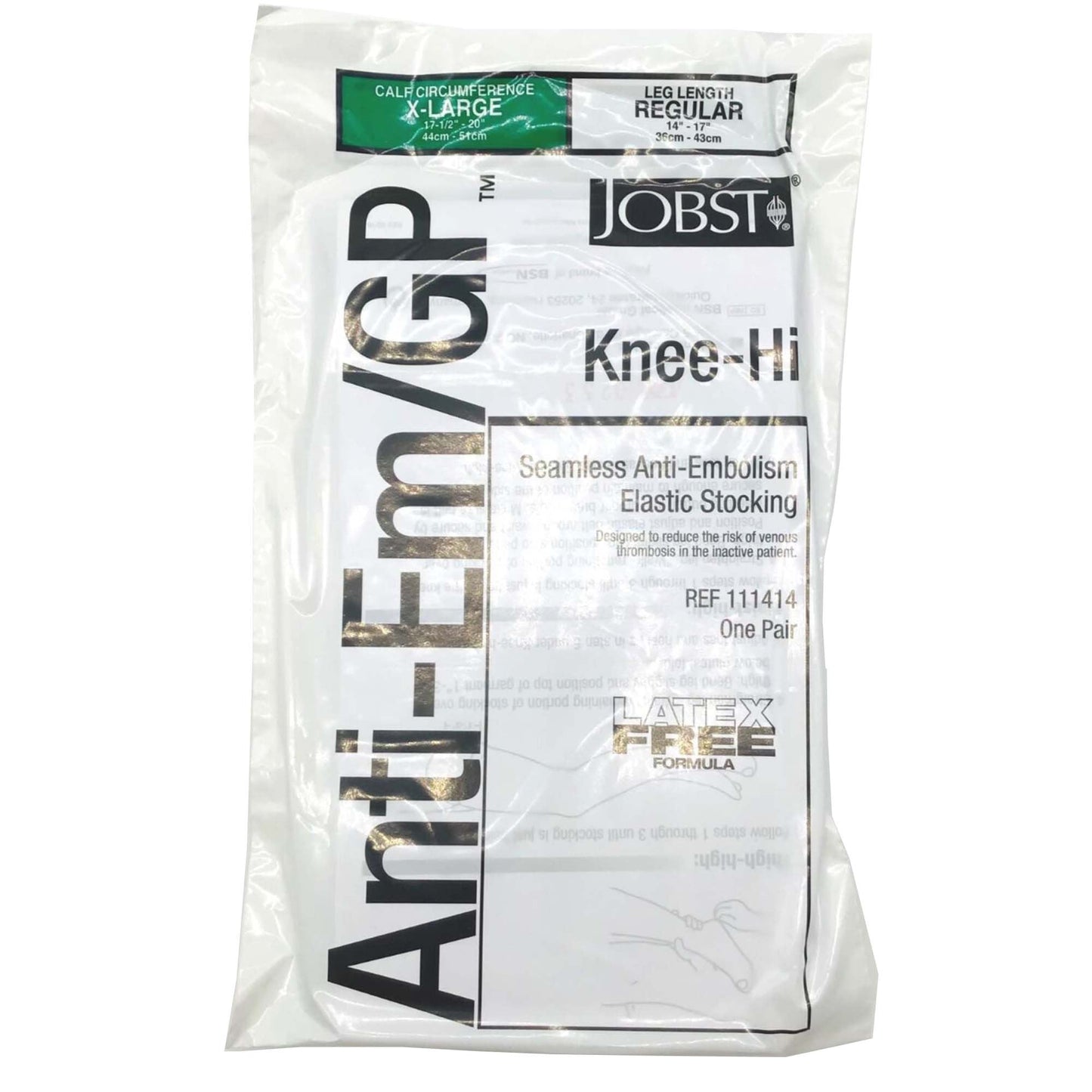 JOBST® Anti-Em/GP™ Knee High Anti-embolism Stockings, XL / Regular