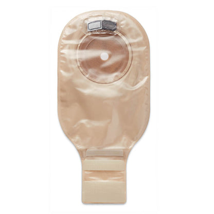 Premier™ One-Piece Drainable Beige Colostomy Pouch, 12 Inch Length, Up to 1.5 Inch Flange, 5 ct