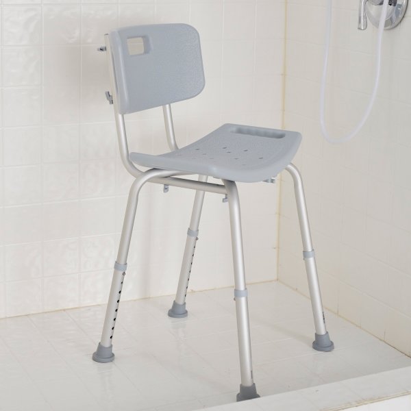 McKesson Aluminum Bath Bench, 300 lbs. capacity