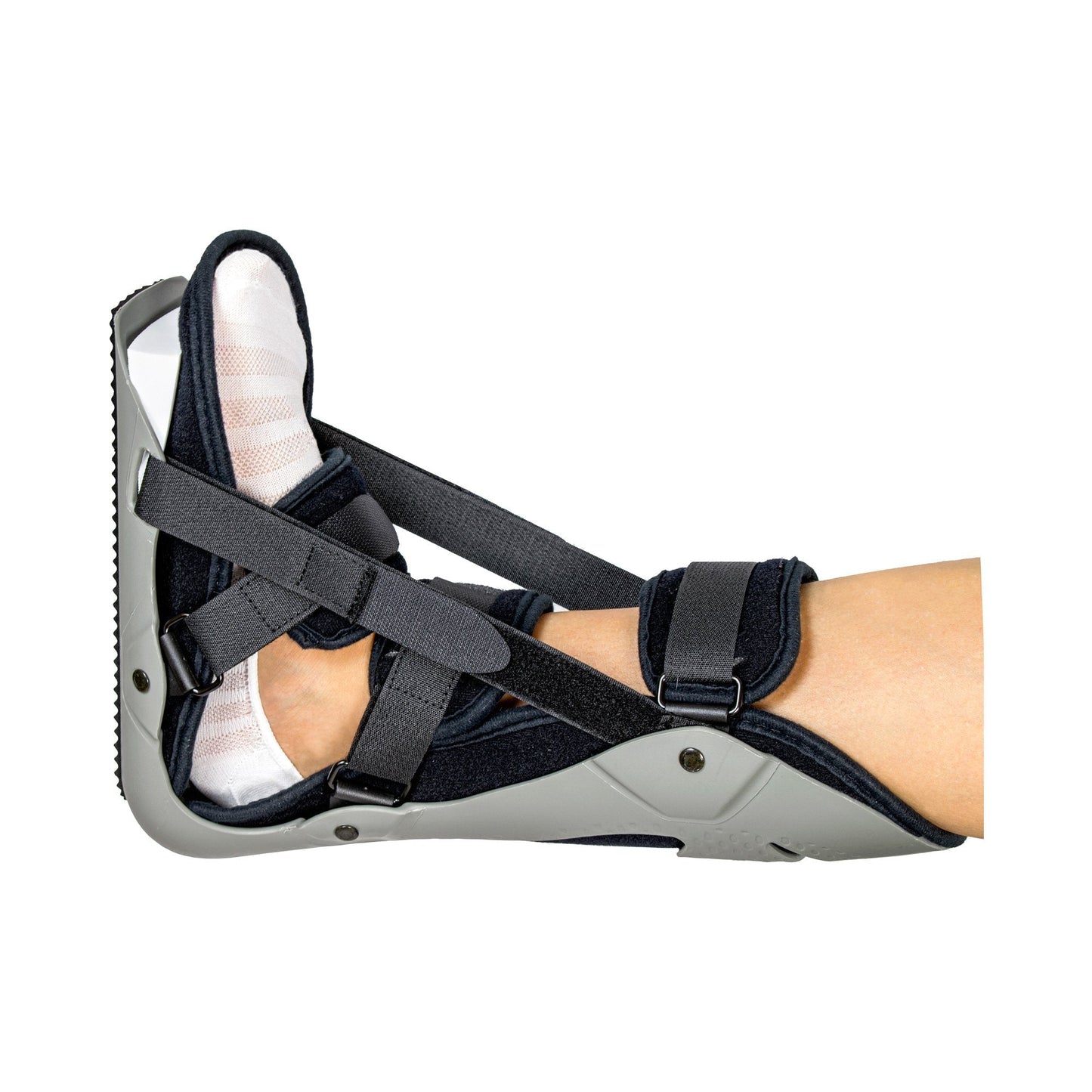 McKesson Adjustable Flexion Straps with Toe Wedge Plantar Fasciitis Night Splint, Large