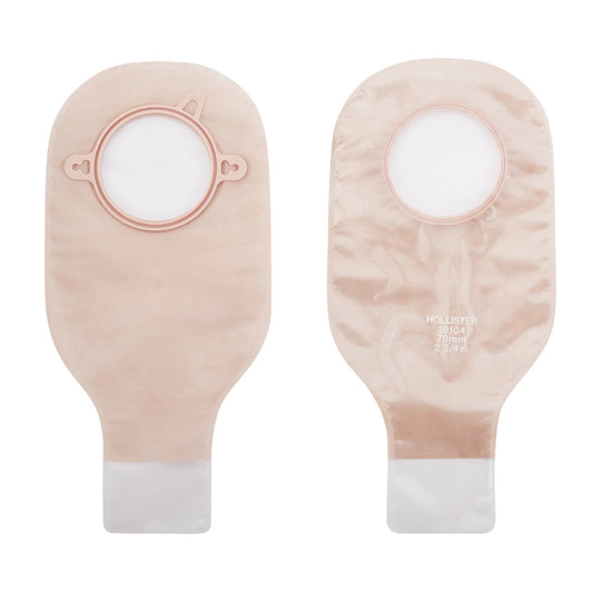 New Image™ Drainable Transparent Colostomy Pouch, 12 " Length, 2.75 " Flange