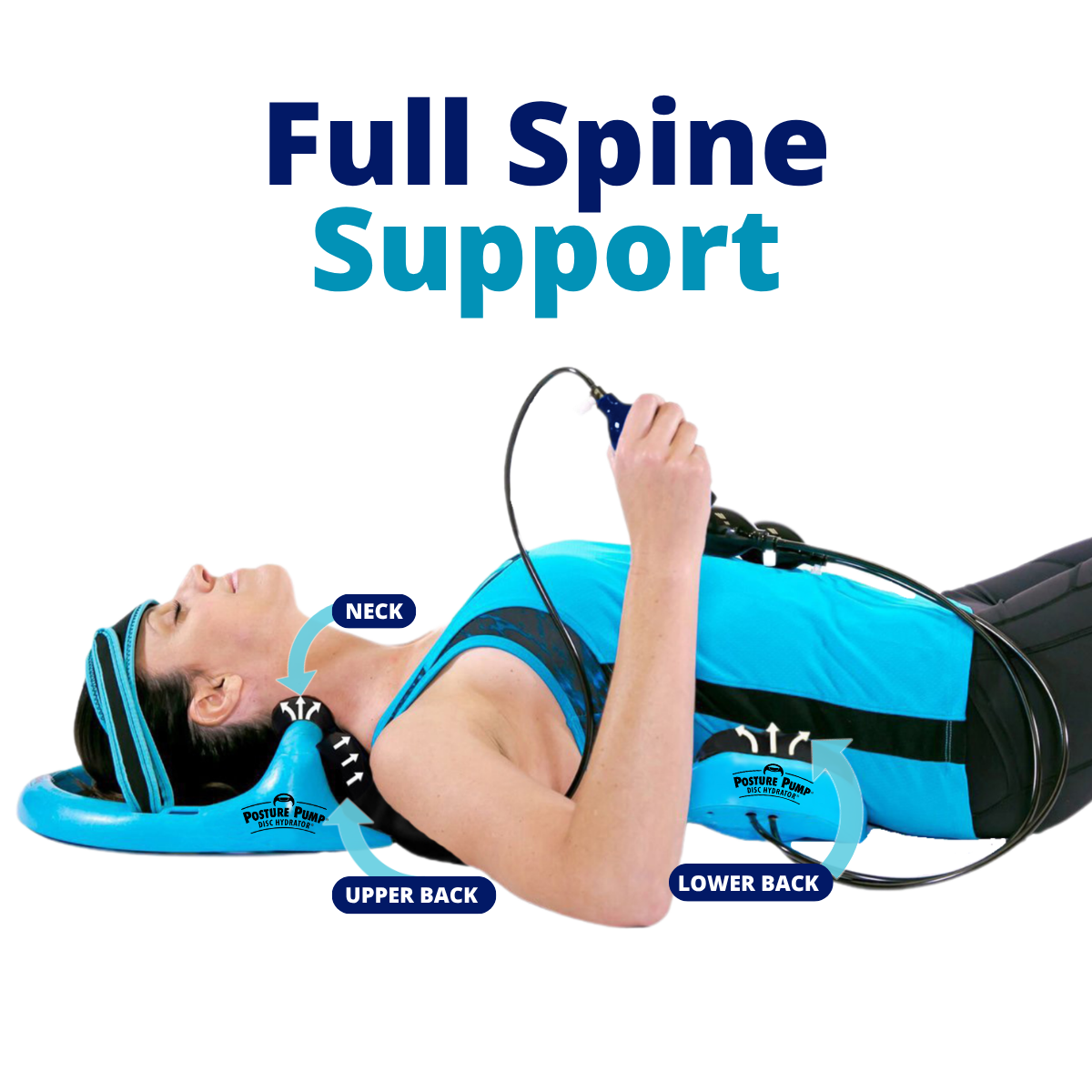 Posture Pump® Dual Deluxe Full Spine Spinal Traction