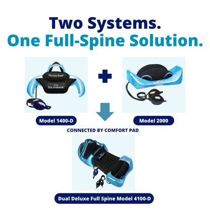 Posture Pump® Dual Deluxe Full Spine Spinal Traction