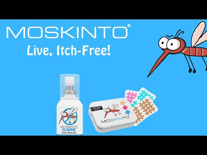 Moskinto Itch-Relief Patch Bundle + Travel Tin, 66 Total Patches