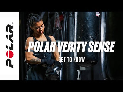Polar Verity Sense Optical Heart Rate Sensor, Black, Small - Large