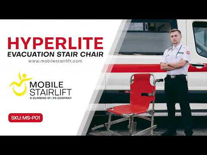 HyperLite Ultra-Light Evacuation Chair – Track-Free Manual Stair Chair for Emergency Transport