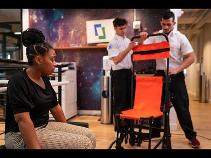 EZ EVAC Heavy-Duty Tracked Evacuation Chair – High-Capacity Stair Chair for Hospitals High-Rise & Emergency Response