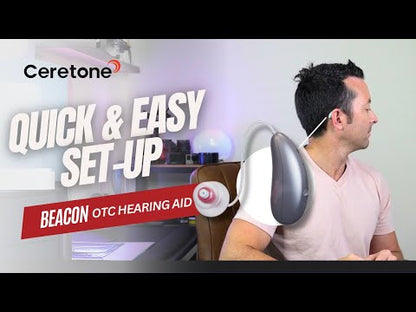 Ceretone Beacon OTC Self-Fitting Hearing Aids