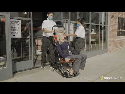 EZ LITE Tracked Evacuation Chair – Mid-Level Stair Chair for Controlled One-Operator Emergency Descent