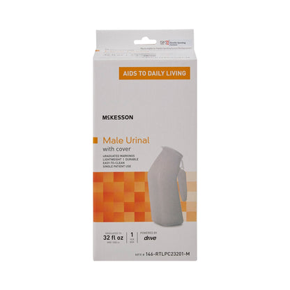 Packaging for McKesson Male Urinal with Cover