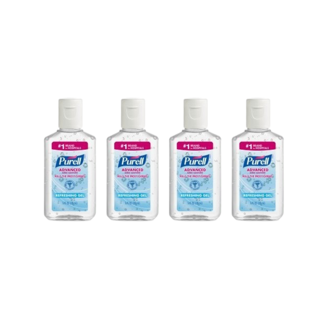 Purell Hand Sanitizer 1 oz Travel Size, 4 Pack
