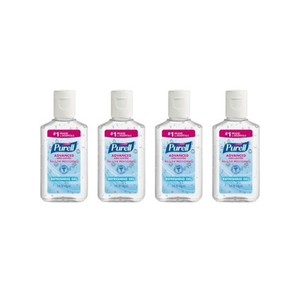 Purell Hand Sanitizer 1 oz Travel Size, 4 Pack