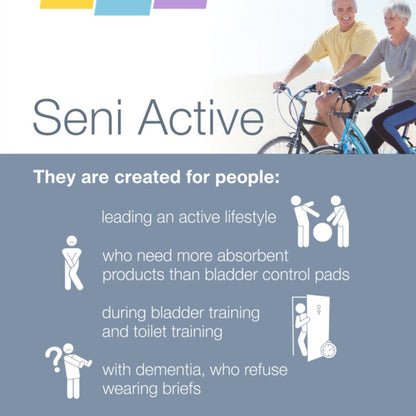 Seni® Active Classic Plus Moderate Absorbent Underwear, Small, 22 ct