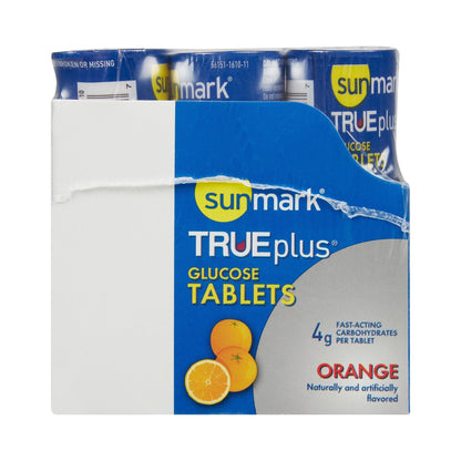 Sunmark® TRUEplus™ Orange Glucose Supplement, 10 tablets, 6 pack