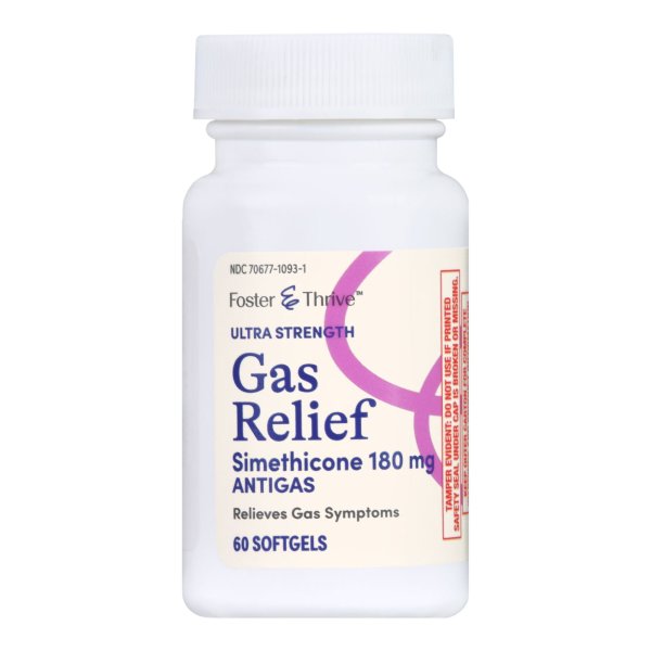 Foster & Thrive Gas Relief Softgels, 60 ct.