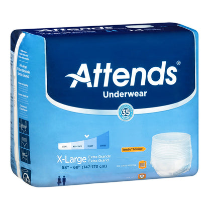 Attends® Adult Moderate Absorbent Underwear, X-Large, 25 ct.