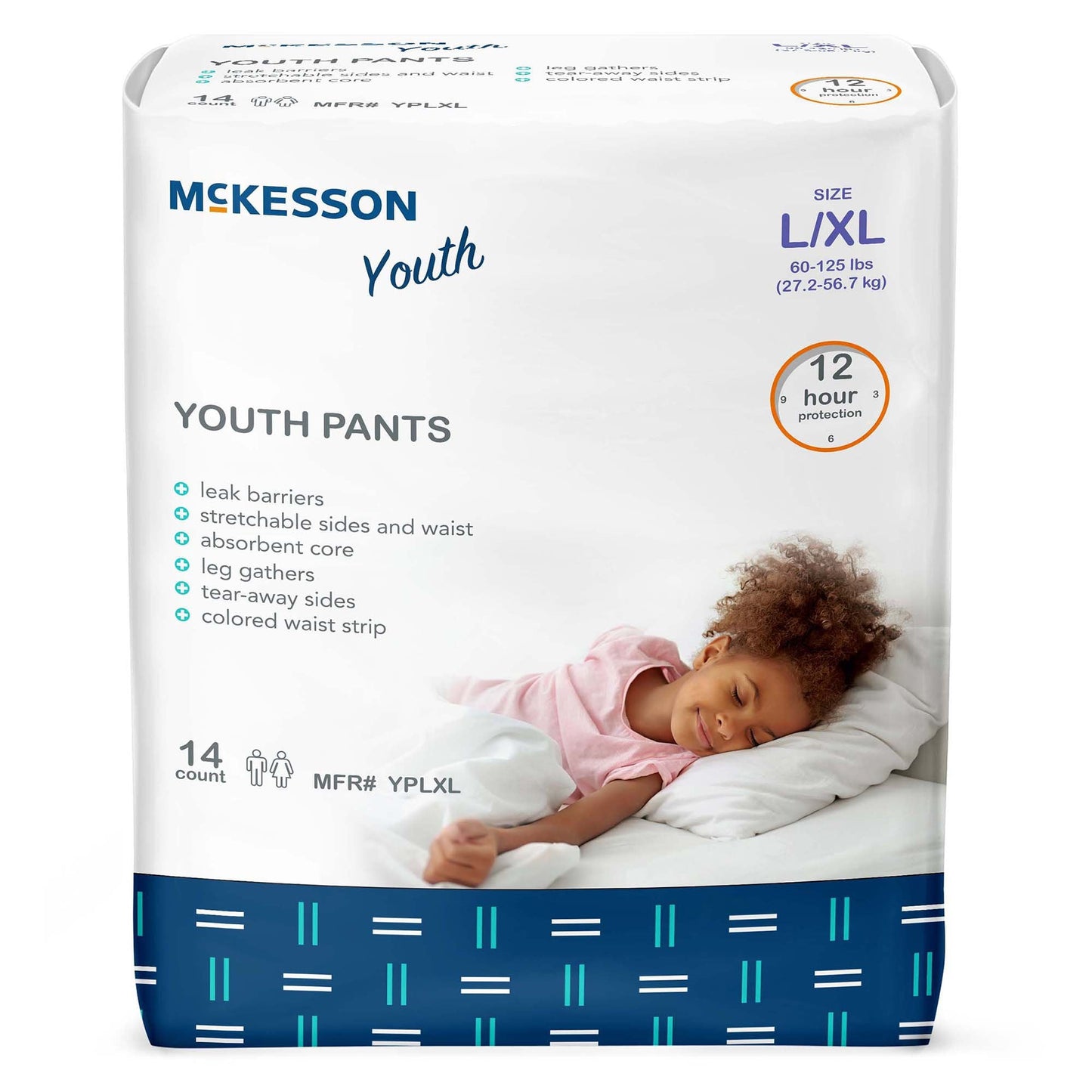 McKesson Youth Pants, Large/X-Large, 14 ct