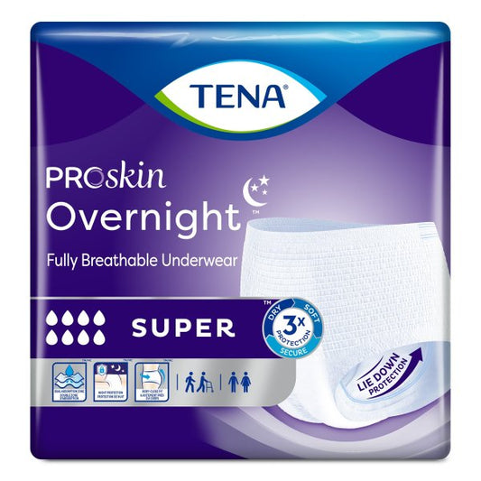 Tena Overnight Super Absorbent Underwear, Medium, 56 ct.