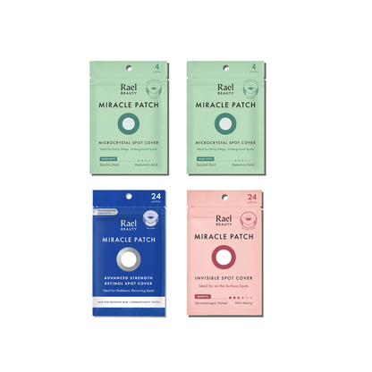 Rael Invisible + Microcrystal + Retinol Patch Bundle