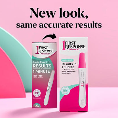First Response Rapid Result Pregnancy Test, 2 Tests
