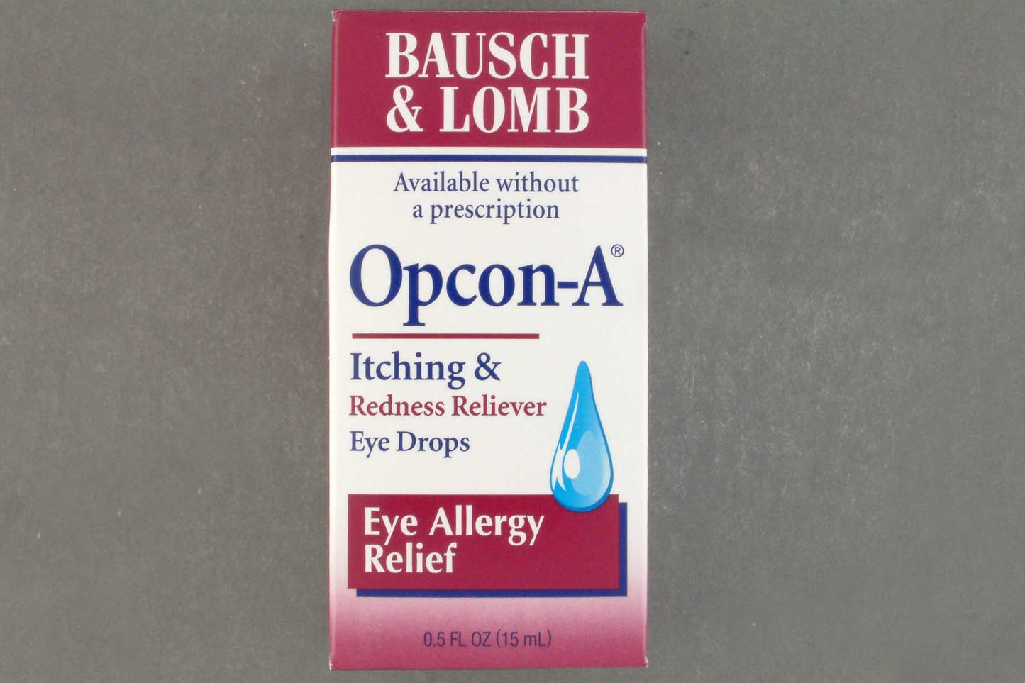 Opcon-A® Bausch and Lomb Allergy Eye Relief Drops, 0.5 fl oz