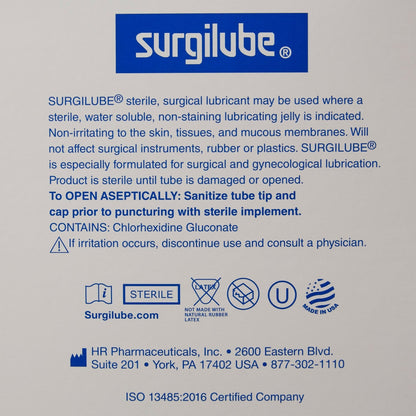 Surgilube® Lubricating Jelly - Carbomer free, 12 ct