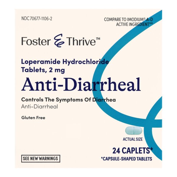 Foster & Thrive Anti-Diarrheal Relief Caplets