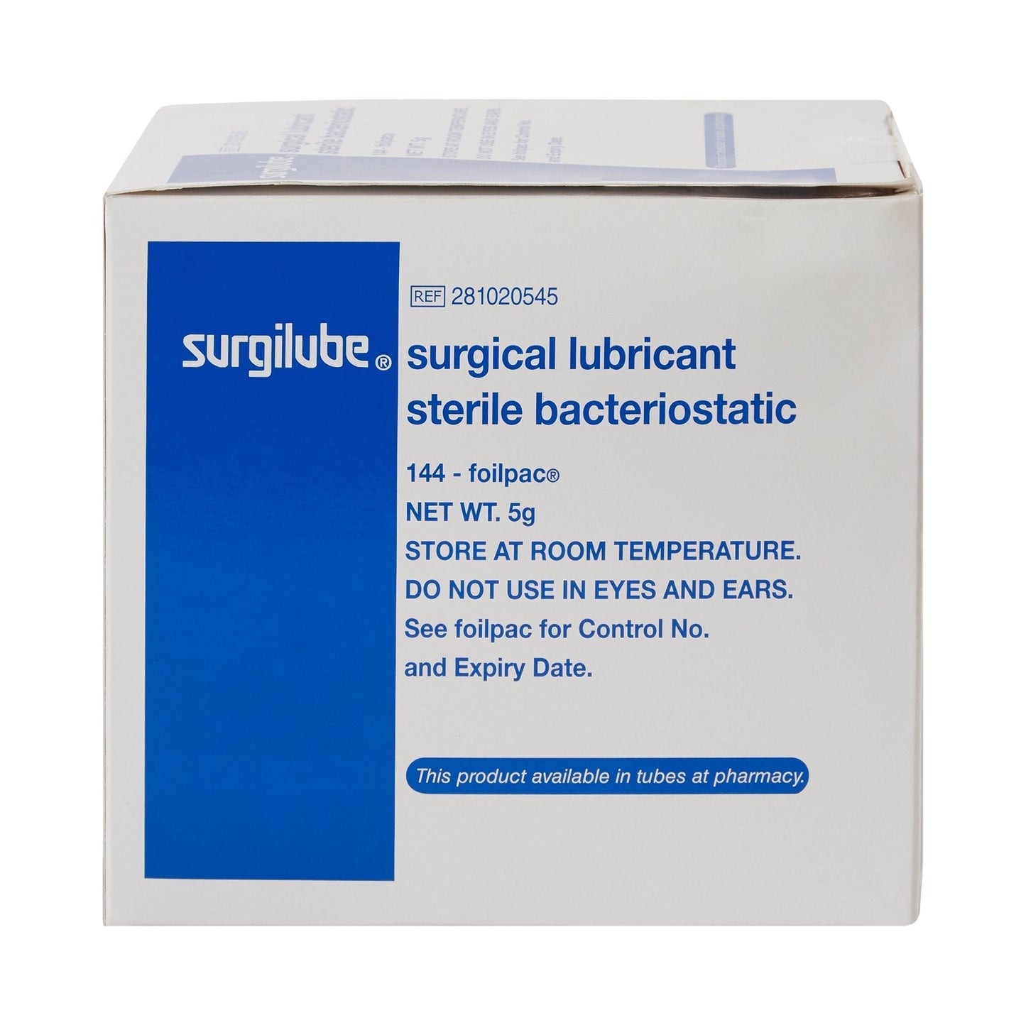 Surgilube® Lubricating Jelly, Carbomer free, 144 ct.