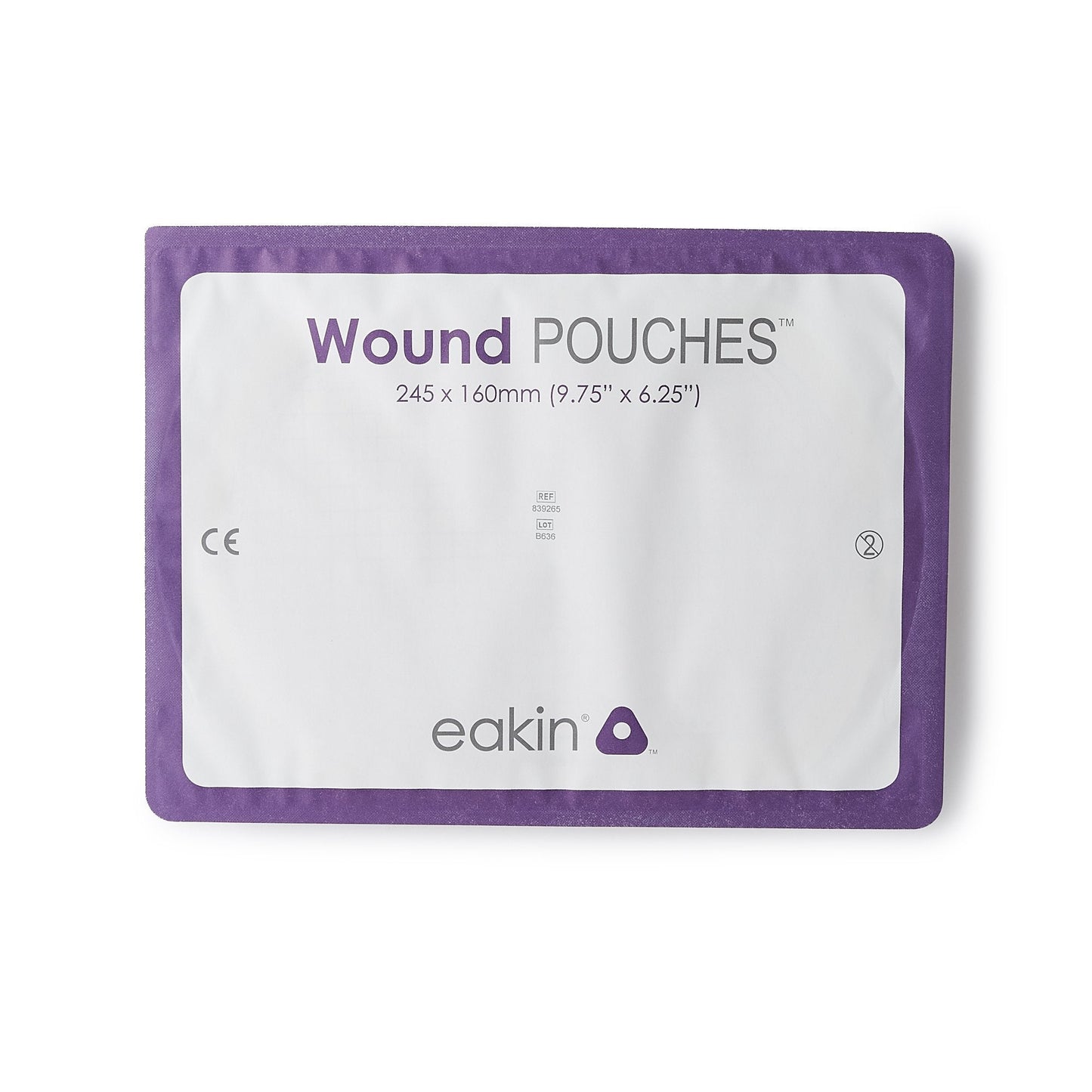 Eakin® Fistula and Wound Drainage Pouch, 6-3/10 x 9-7/10 Inch, 5 ct