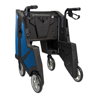 Tour 4 Wheel Rollator, 31 to 37 " Handle Height, Midnight Blue